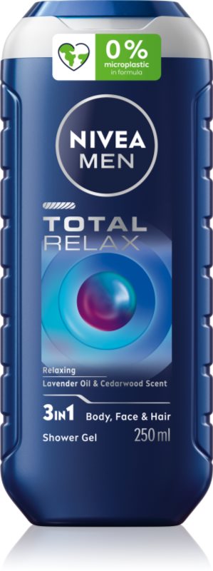 NIVEA MEN Total Relax gel de dus relaxant pentru barbati 250 ml