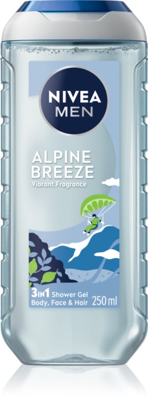 NIVEA MEN Alpine Breeze gel de dus pentru corp si par 250 ml