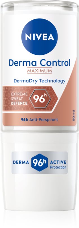 NIVEA Derma Dry Control deodorant roll-on antiperspirant 50 ml