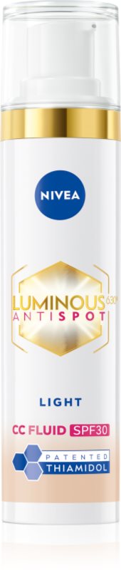 NIVEA Luminous 630 Anti Spot crema CC iluminatoare SPF 30
