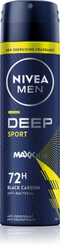 NIVEA MEN Deep Sport spray anti-perspirant pentru barbati 150 ml