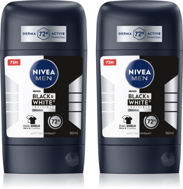 NIVEA MEN Black & White Invisible Original antiperspirant puternic ambalaj economic