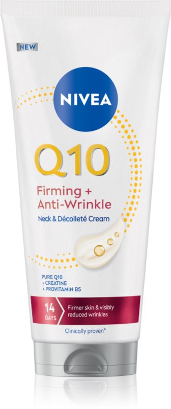 NIVEA Q10 Firming + Anti-Wrinkle Cremă fermitate gât și decolteu 200 ml