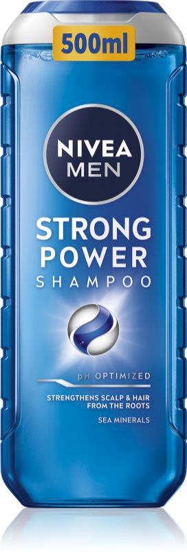 NIVEA MEN Strong Power șampon pentru întărirea și creșterea părului 500 ml