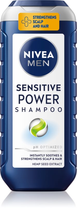 NIVEA MEN Sensitive Power sampon fortifiant pentru scalp sensibil 250 ml
