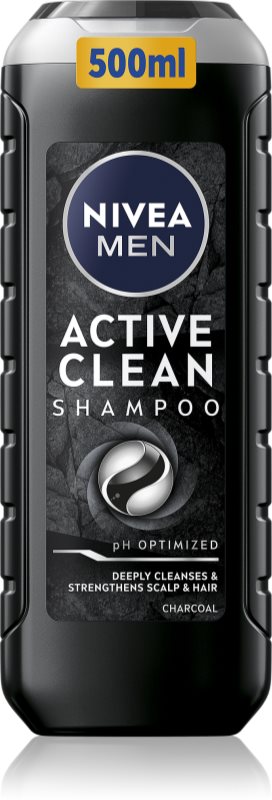 NIVEA MEN Active Clean curatarea profunda a scalpului cu cărbune activ 500 ml