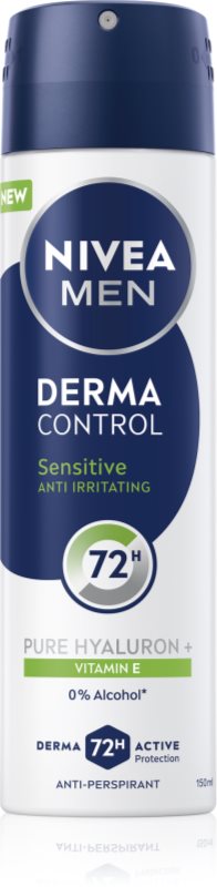 NIVEA MEN Derma Control Sensitive spray anti-perspirant pentru piele sensibila 150 ml
