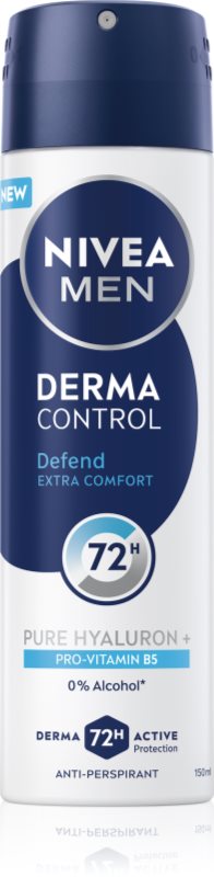 NIVEA MEN Derma Control Defend spray anti-perspirant pentru barbati 150 ml