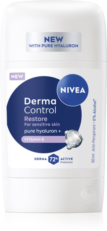 NIVEA Derma Control Restore antiperspirant puternic pentru piele sensibila 50 ml
