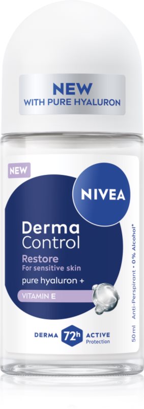 NIVEA Derma Control Restore deodorant roll-on antiperspirant 72 ore 50 ml