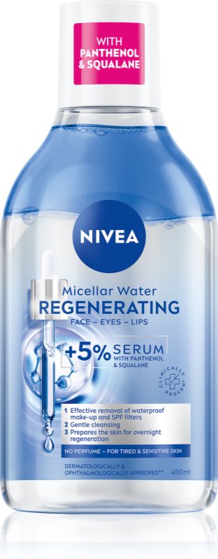 NIVEA Micellar Regenerating apa pentru curatare cu particule micele efect regenerator 400 ml