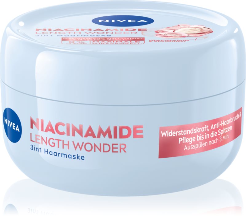 NIVEA Length Wonder mască cu efecte de reînnoire și de întinerire pentru păr 200 ml