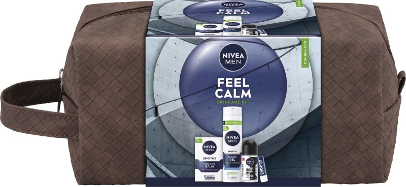 NIVEA MEN Feel Calm set cadou pentru piele sensibila