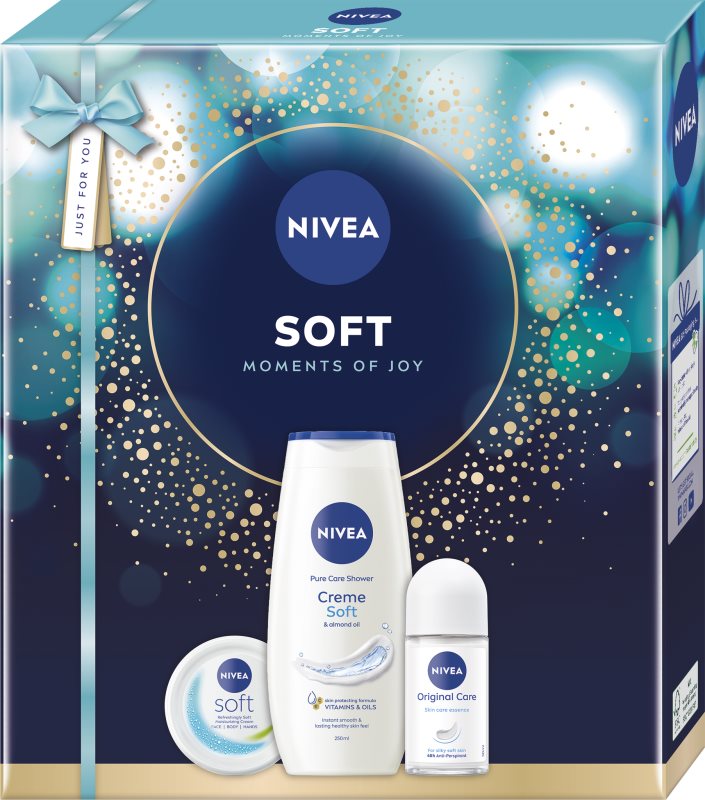 NIVEA Soft Moments of Joy set cadou pentru piele neteda si delicata