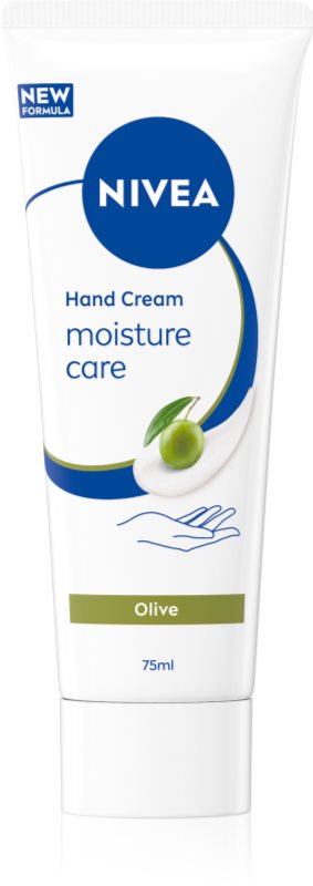 NIVEA Moisture Care Olive cremă hidratantă pentru mâini și unghii 75 ml