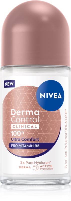 NIVEA Derma Control Clinical Ultra Comfort deodorant roll-on antiperspirant 50 ml