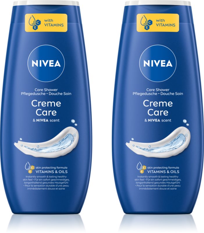 NIVEA Creme Care gel calmant pentru dus ambalaj economic