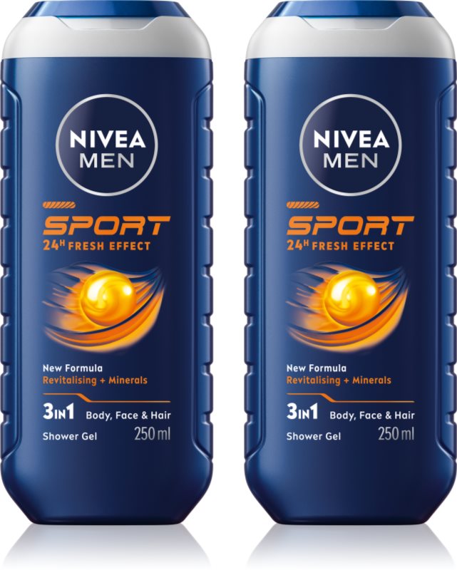 NIVEA MEN Sport Gel de duș pentru bărbați ambalaj economic