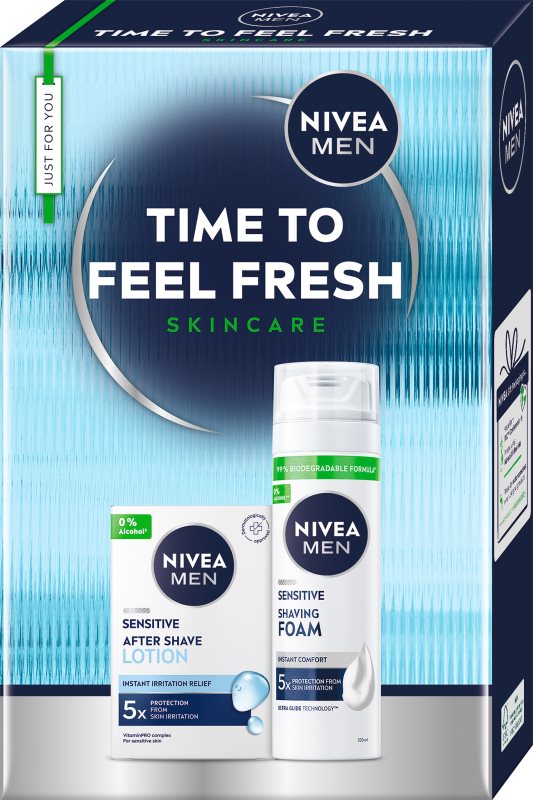 NIVEA MEN Time to Feel Fresh set cadou pentru ras