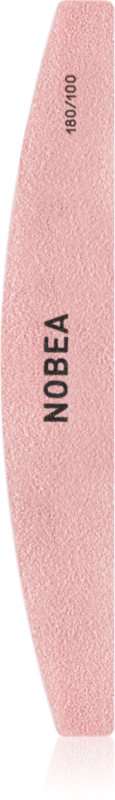 NOBEA Accessories Half-moon Nail File 180/100 pilă de unghii clasică cu două straturi aspre