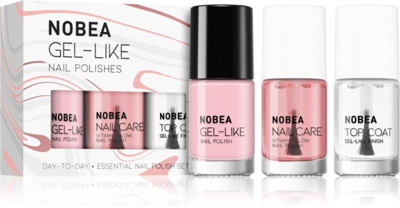 NOBEA Day-to-Day Essential Nail Polish Set set de lacuri de unghii Essential nail polish set
