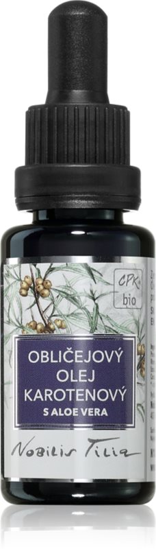 Nobilis Tilia Obličejový olej Karotenový s Aloe Vera ulei hidratant faciale 20 ml