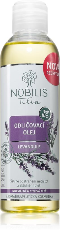 Nobilis Tilia Odličovací Olej Levandule ulei demachiant din lavandă cu efect calmant 200 ml