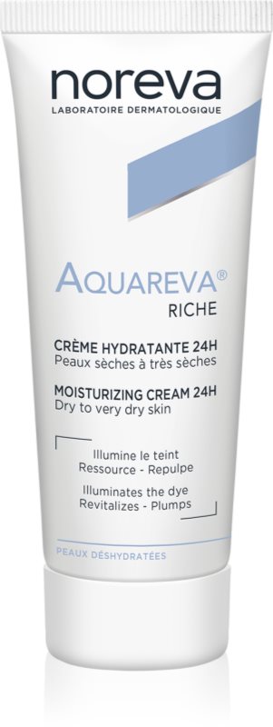 Noreva Aquareva Rich Moisturizing Cream 24h crema hranitoare pentru hidratare intensa 40 ml