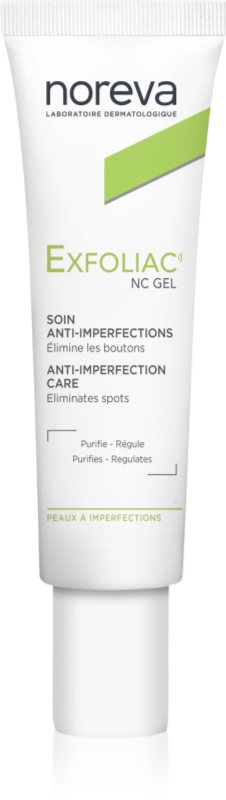 Noreva Exfoliac Anti-Imperfection Cream tratament topic pentru acnee 30 ml