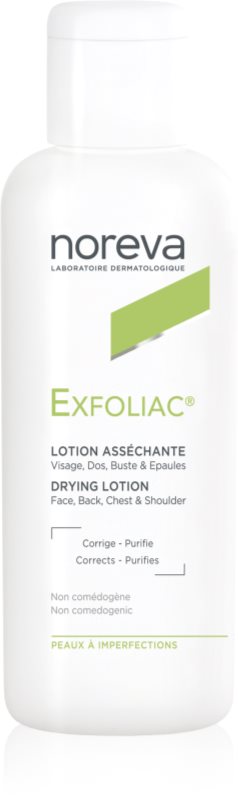 Noreva Exfoliac Drying Lotion tratament topic pentru acnee 125 ml