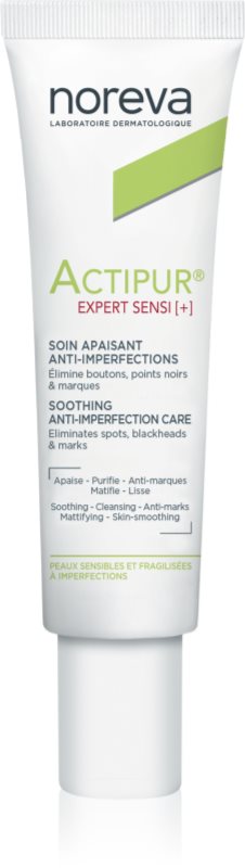 Noreva Actipur Soothing Anti-Imperfection Care cremă împotriva imperfecțiunilor 30 ml