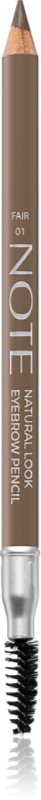 Note Cosmetique Natural Look creion pentru sprancene cu pensula