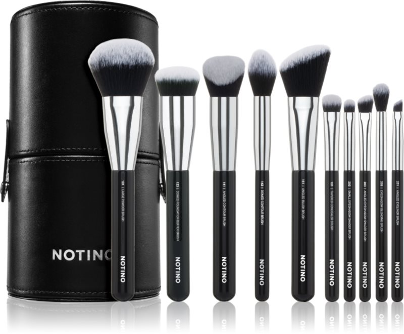 Notino Makeup Brushes Advanced Professional Make-Up Brush Set set de pensule cu husă