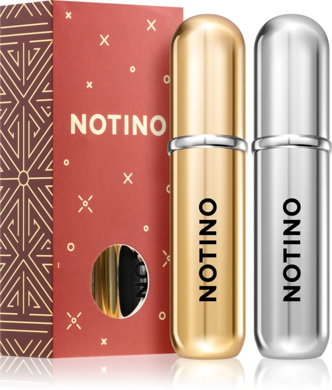 Notino Travel Collection Perfume Atomiser sticluță reîncărcabilă cu atomizor set cadou