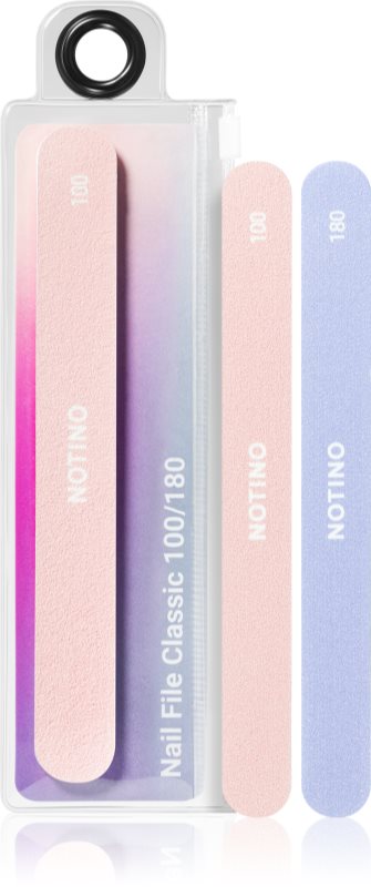 Notino Nail Tools Nail File Classic pilă de unghii clasică cu două straturi aspre
