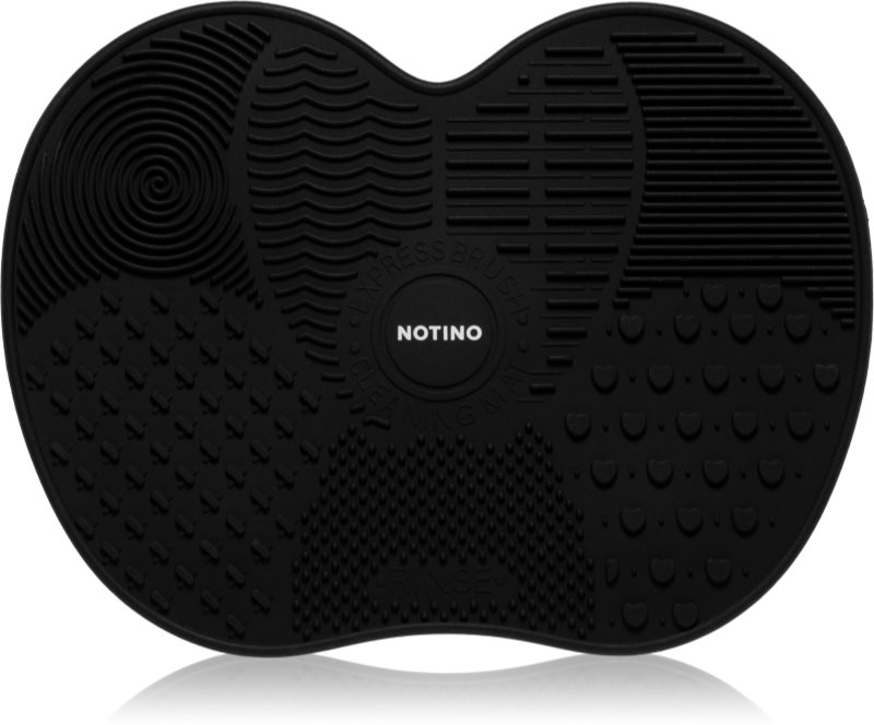 Notino Makeup Brushes Silicone Cleaning Mat For Make-Up Brushes suport pentru curățarea pensulelor Black 1 buc