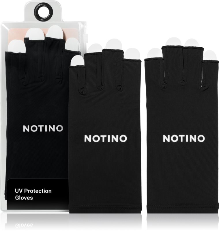 Notino Nail Tools UV Protection Gloves mănuși de protecție UV Black 1 buc