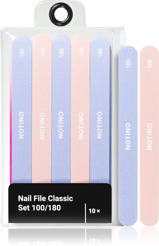 Notino Nail File Classic Set 100/180 set de pile
