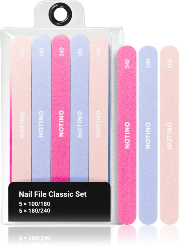 Notino Nail File Classic Set 100/180x5 180/240x5 set de pile