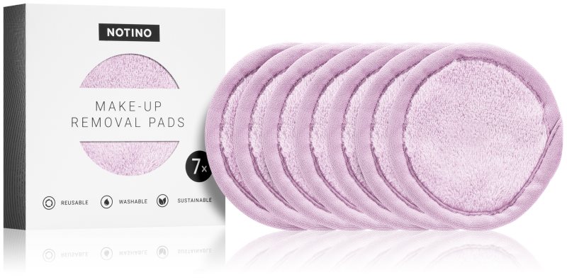 Notino Spa Collection Make-up removal pads dischete demachiante pentru make-up culoare Lilac 7 buc