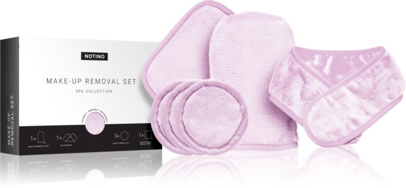 Notino Spa Collection Make-up removal set set demachiant pentru make-up din microfibră Lilac