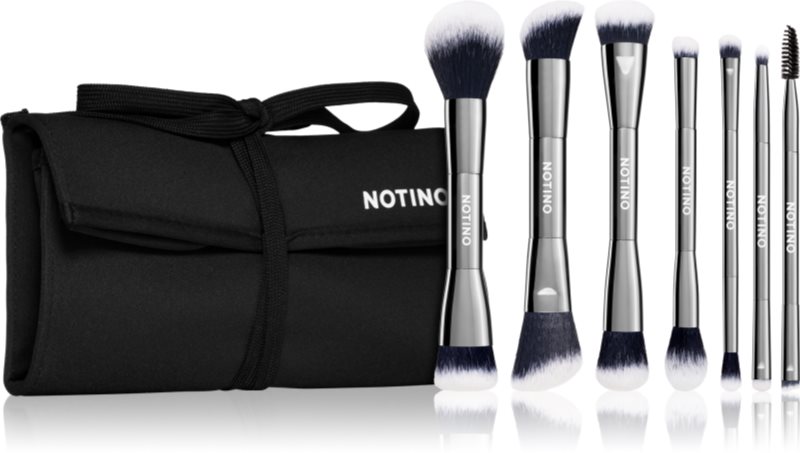 Notino Dual-End Make-Up Brush Set set perii machiaj 7 buc