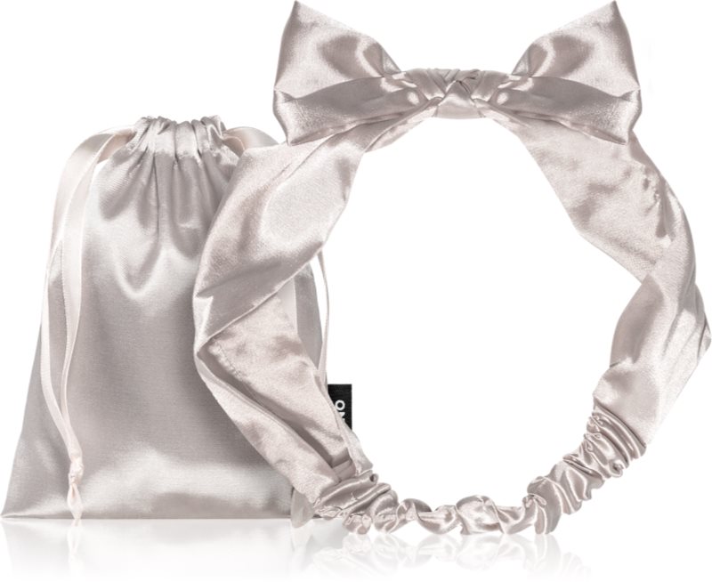 Notino Hair Collection Satin headband bentiță pentru păr Beige 1 buc