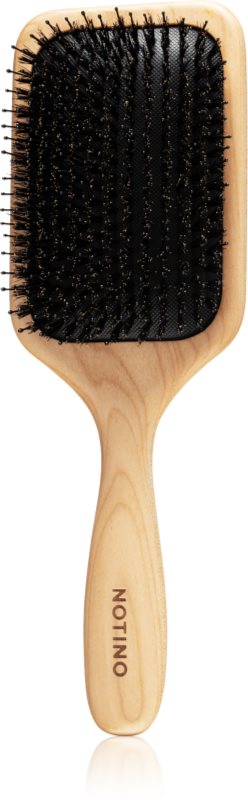 Notino Hair Collection Flat brush with boar bristles perie de tip paletă cu peri de mistret 1 buc