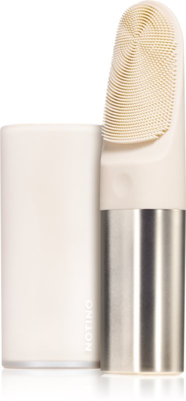 Notino Beauty Electro Collection Facial cleansing brush and heating eye massager perie de curățare pentru ten & accesoriu de masaj pentru zona ochilor cu încălzire 1 buc