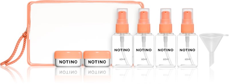 Notino Travel Collection Travel Bottle Set sticluțe pentru călătorie reutilizabile Peach