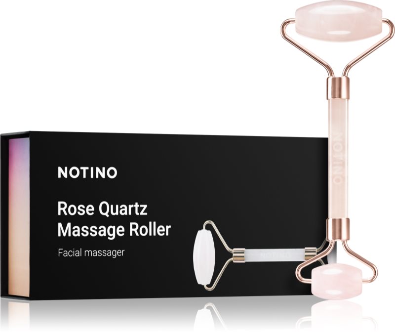 Notino Skincare Tools Rose Quartz Massage Roller accesoriu de masaj pentru fata si zona ochilor 1 buc