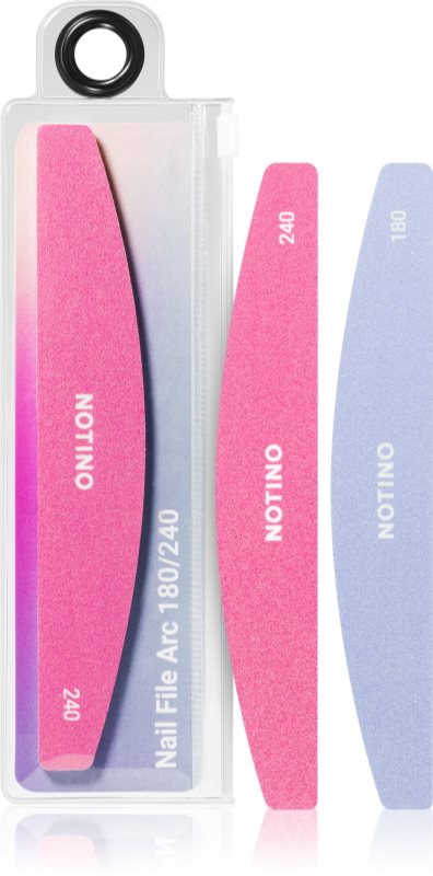 Notino Nail Tools Nail File Arc pilă de unghii clasică cu două straturi aspre