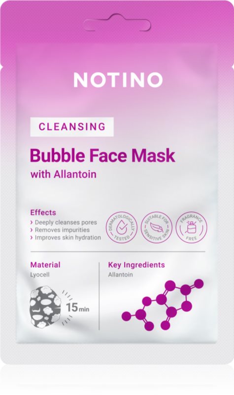 Notino Cleansing Bubble Face Mask with Allantoin masca faciale 20 g