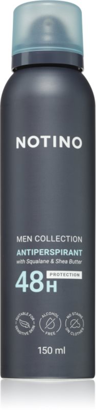 Notino Men Collection Antiperspirant 48h with Squalane & Shea Butter antiperspirant spray pentru bărbați 150 ml